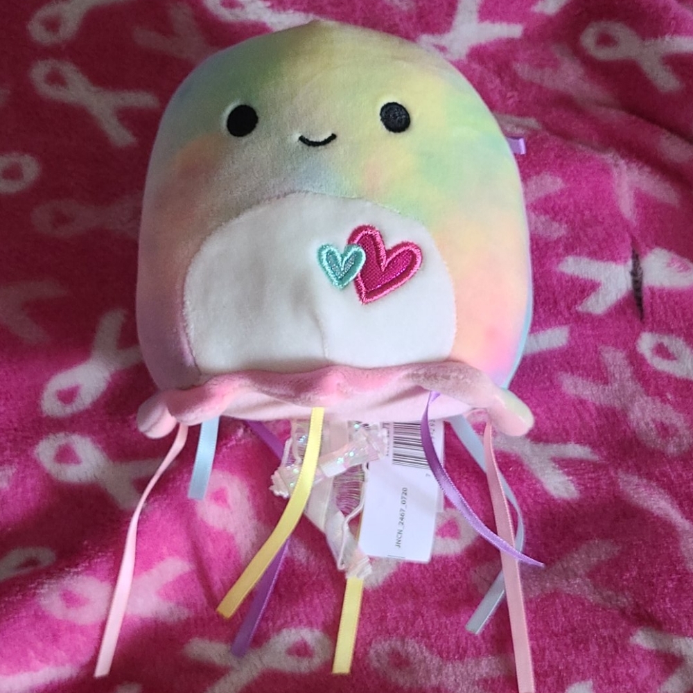 Tie Dye Jellyfish Squishmallow